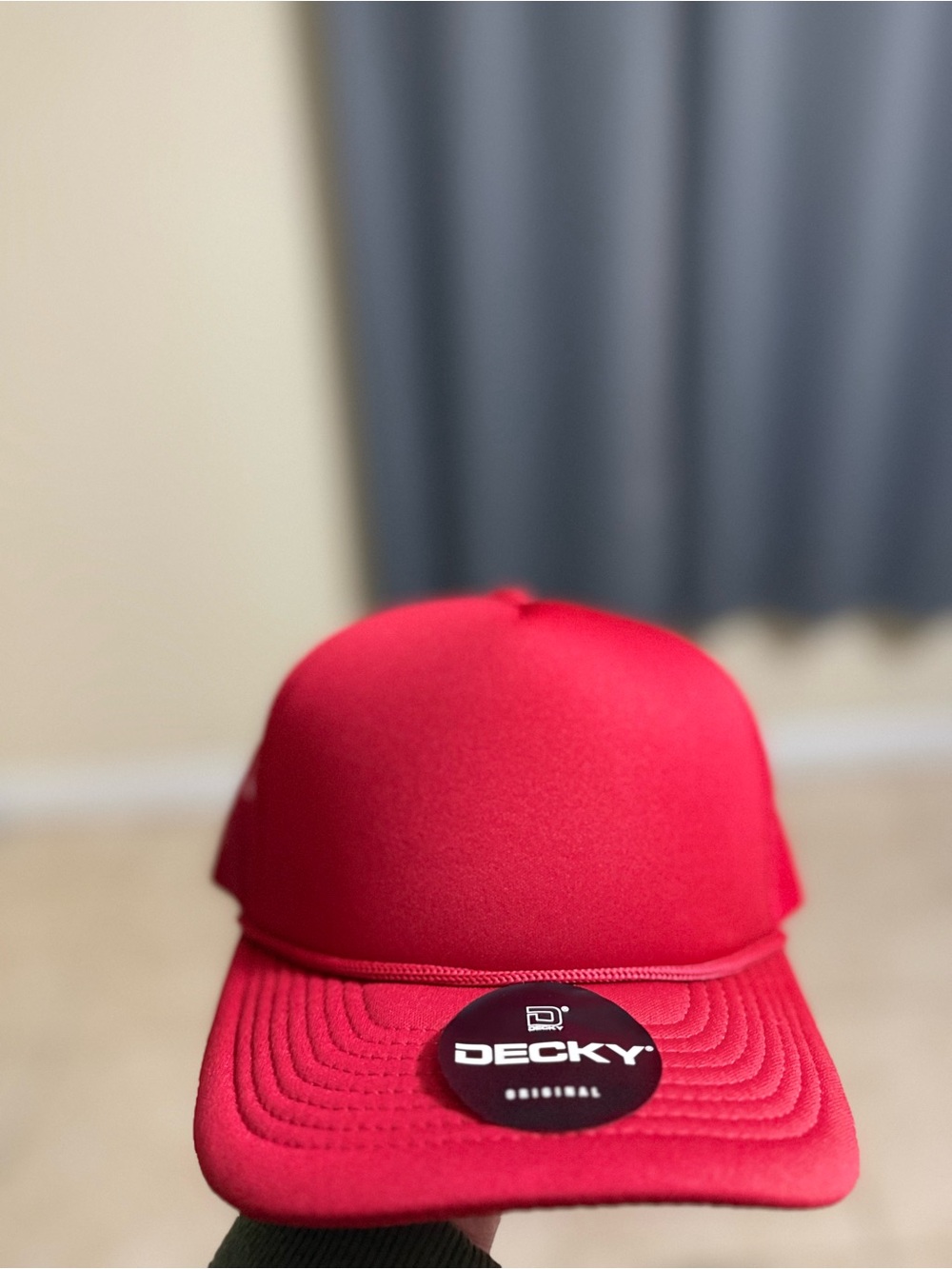 DECKY Men's Red Foam Trucker Cap